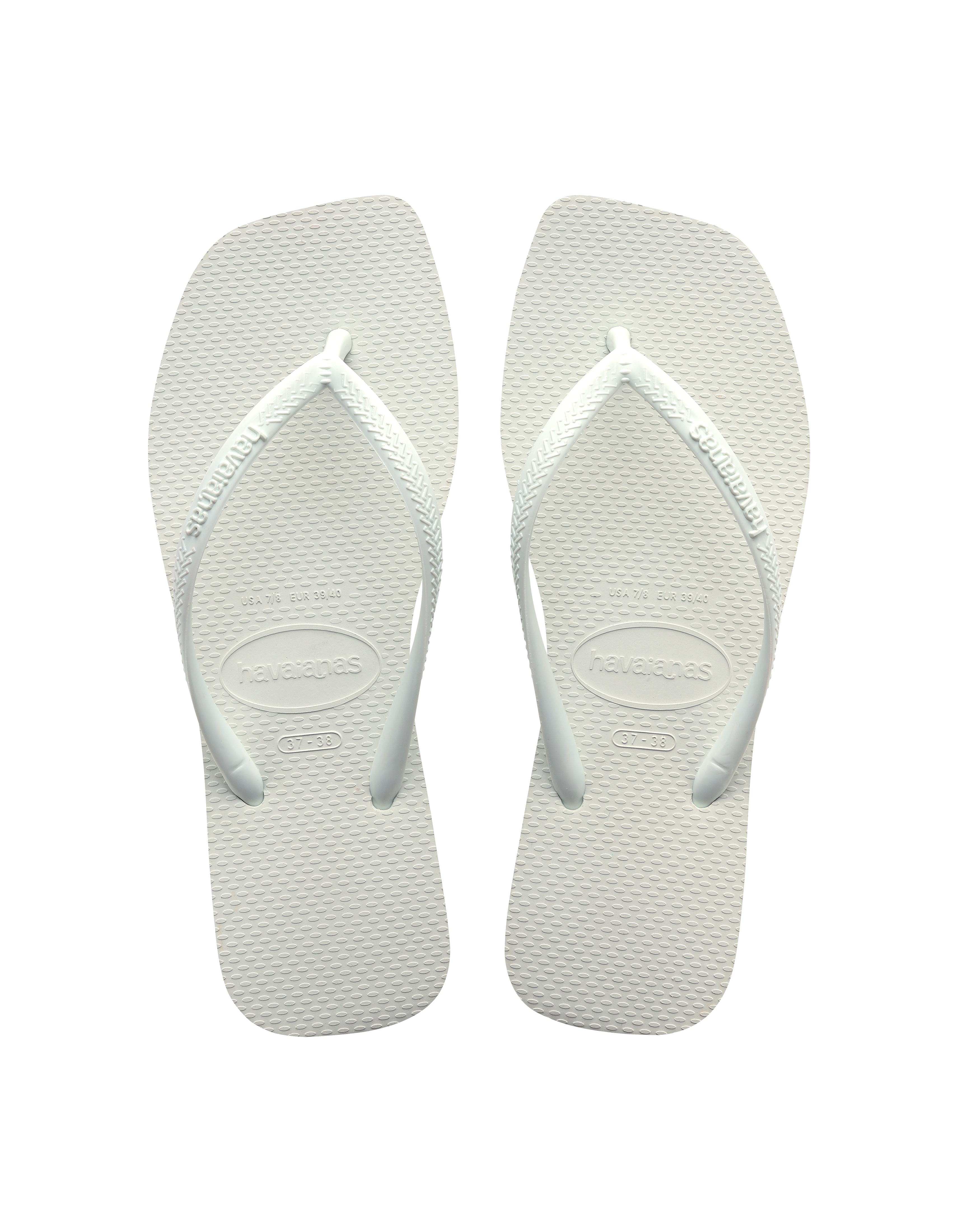 Havaianas Slim Square Toe Thong - White