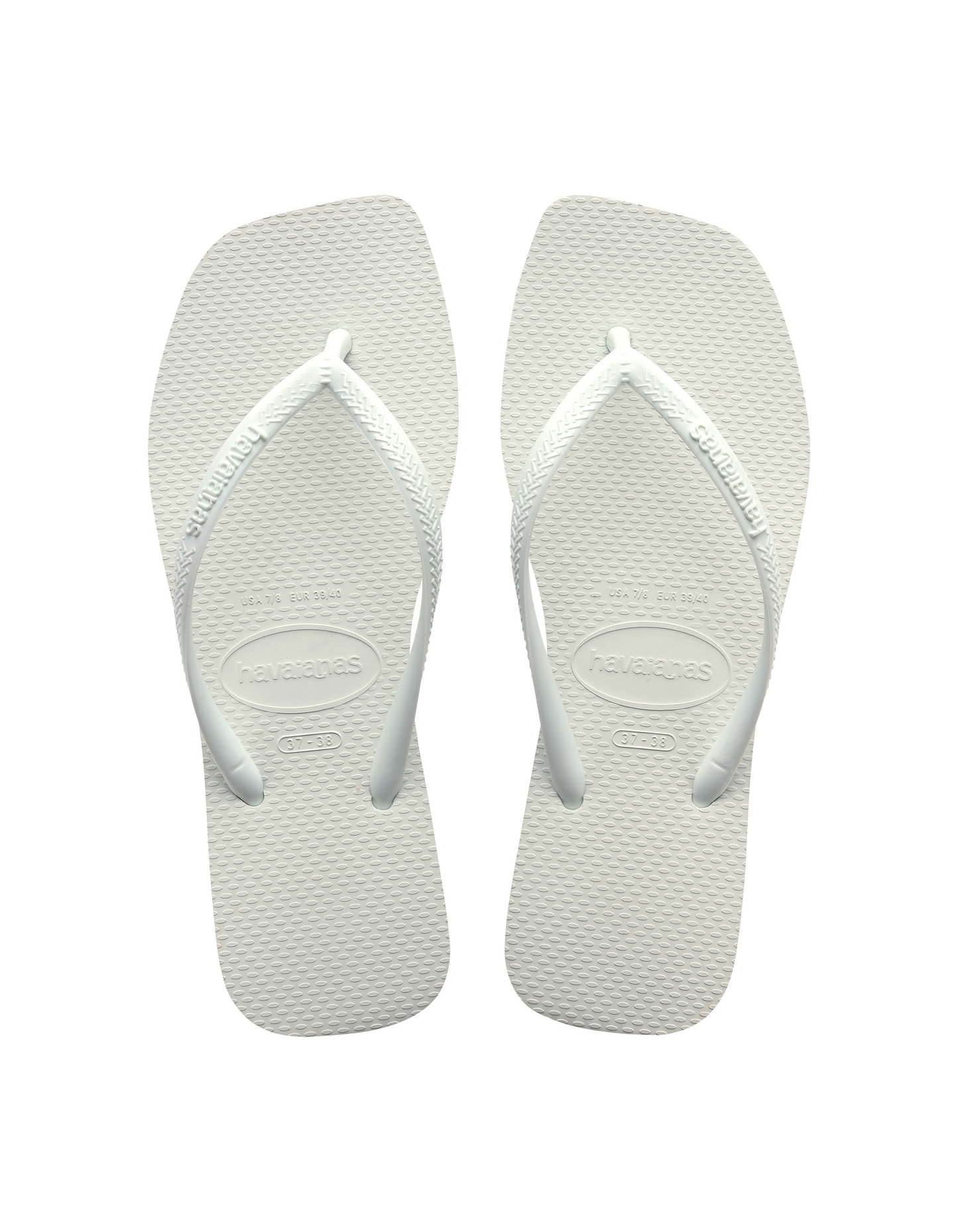 Havaianas Slim Square Toe Thong - White