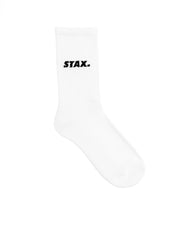 Unisex Crew Socks - White