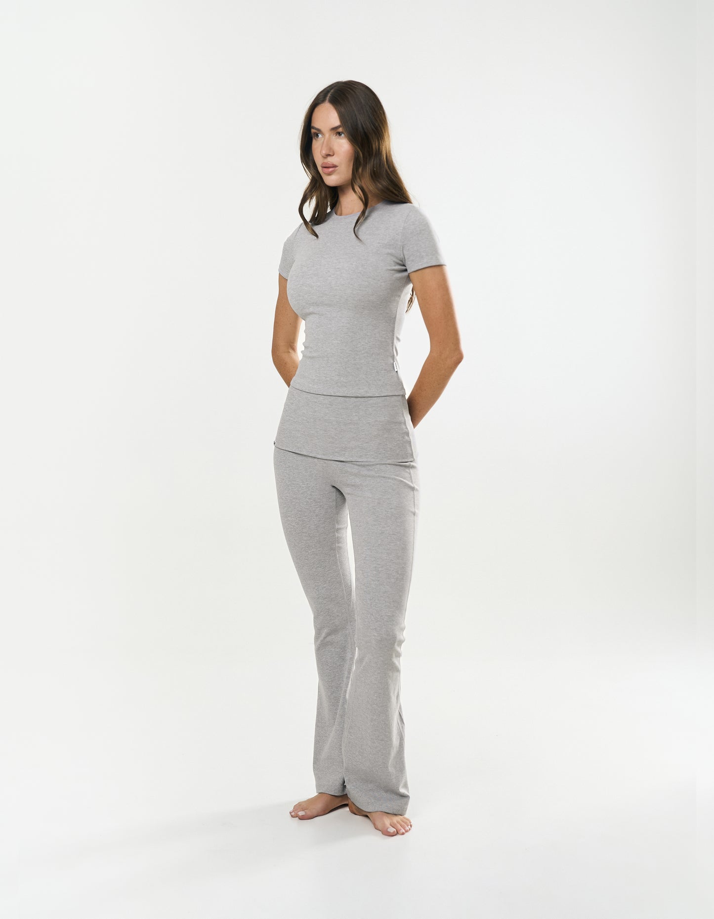 Cotton Comfort Baby Tee - Grey Marle