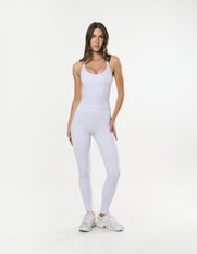 V Neck Tank Airlyte - Grey Marle
