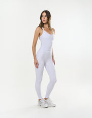 V Neck Tank Airlyte - Grey Marle