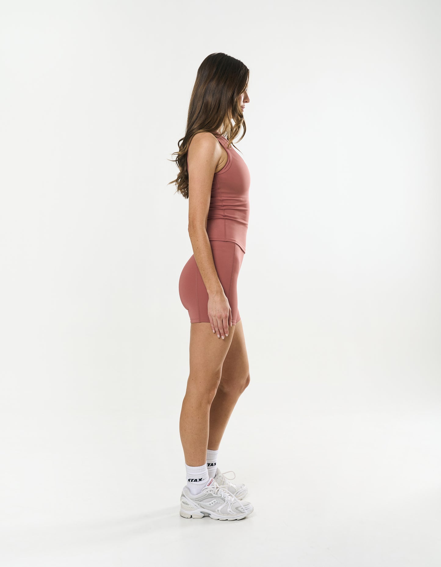 Pocket Midi Bike Shorts Astryx - Rust