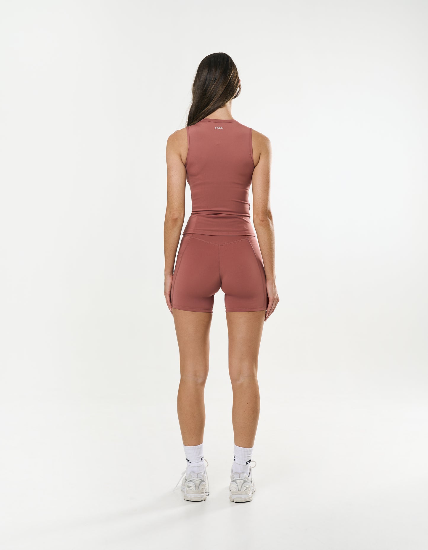Pocket Midi Bike Shorts Astryx - Rust
