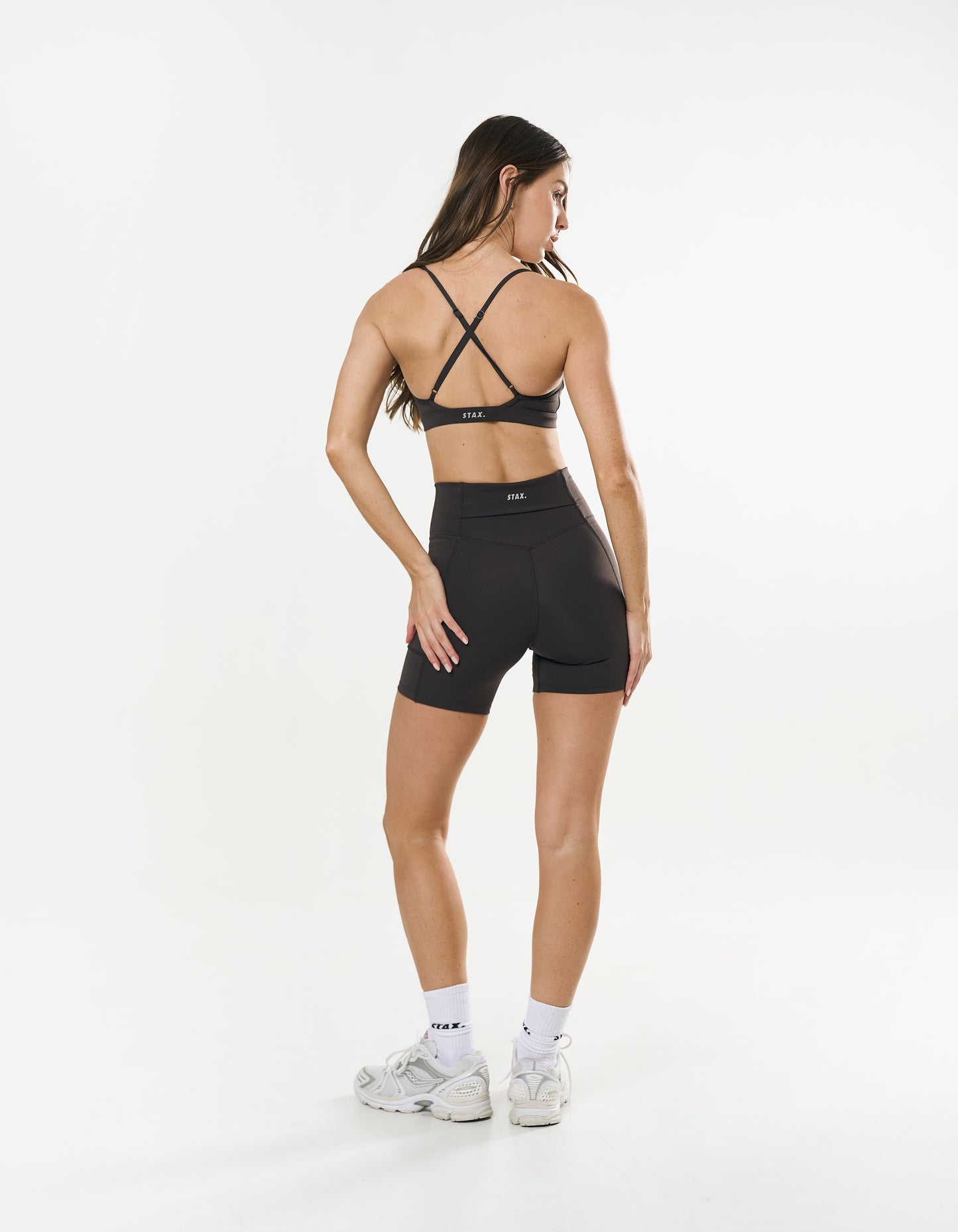 Pocket Midi Bike Shorts Astryx - Truffle