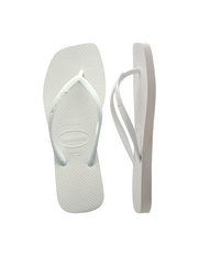 Havaianas Slim Square Toe Thong - White