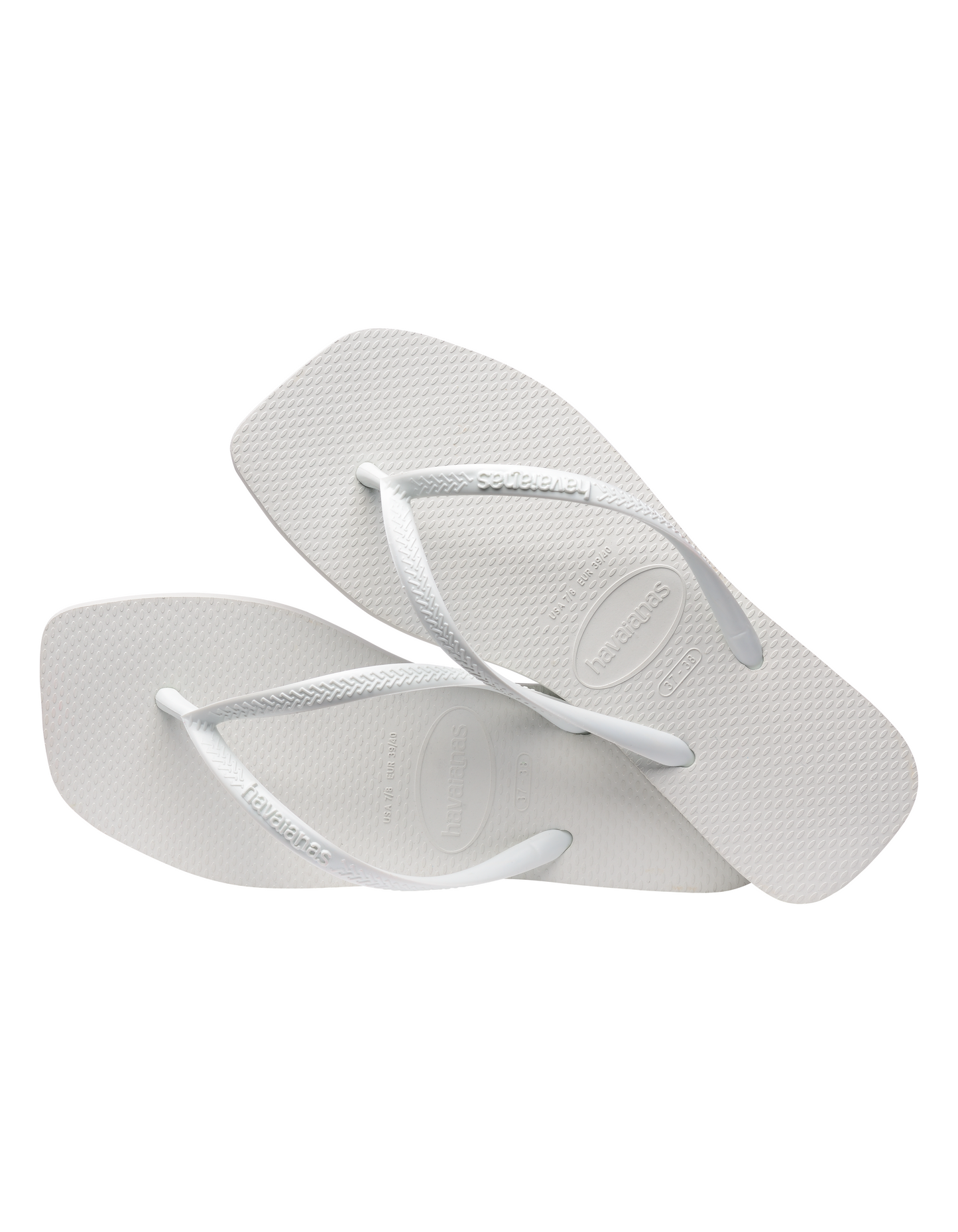 Havaianas Slim Square Toe Thong - White