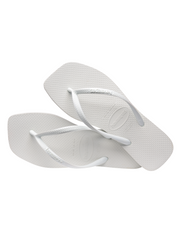 Havaianas Slim Square Toe Thong - White