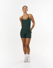 Active Rib Strappy Singlet - Alpine