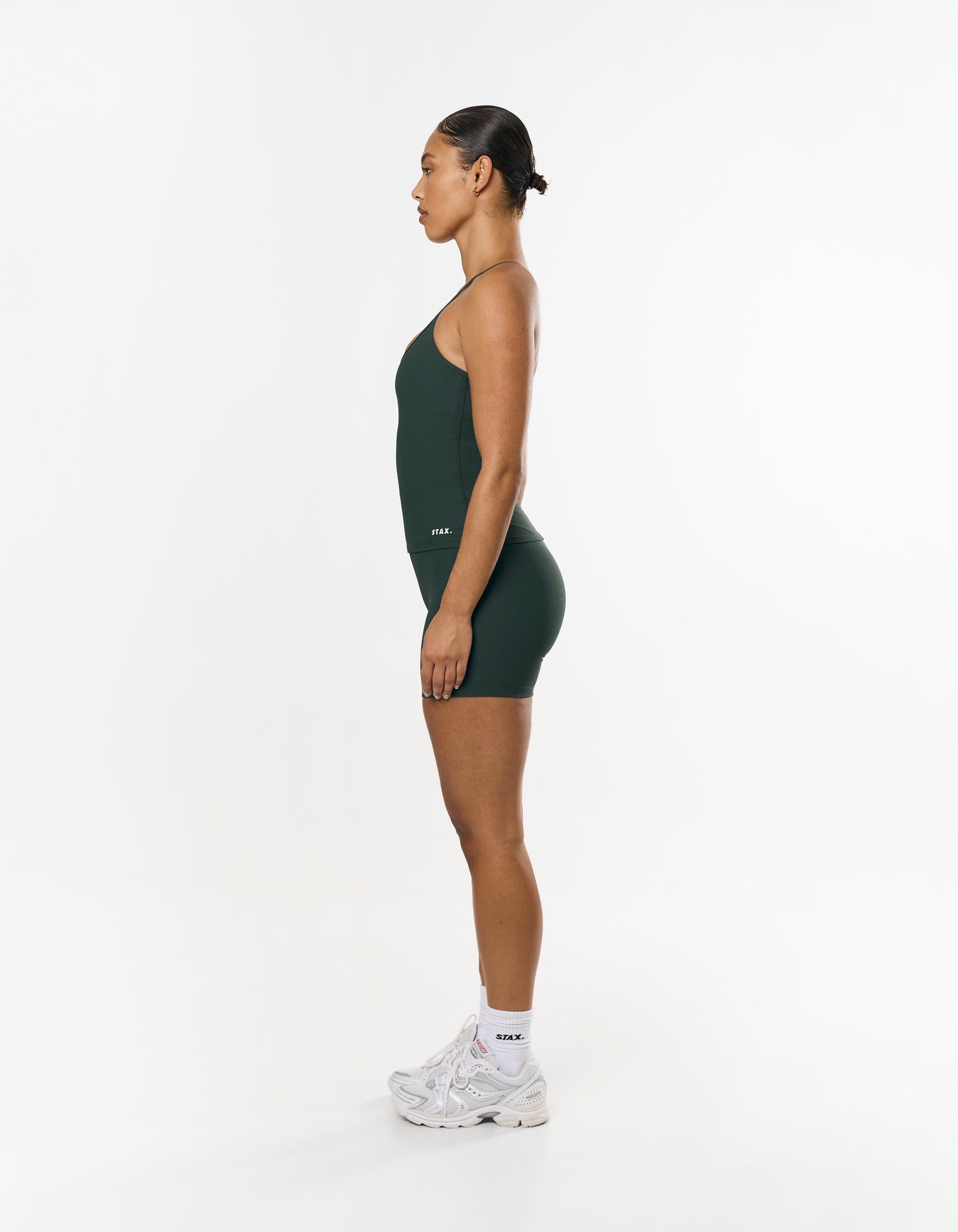 Active Rib Strappy Singlet - Alpine