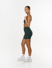 Active Rib Midi Bike Shorts - Alpine