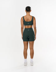 Active Rib Midi Bike Shorts - Alpine