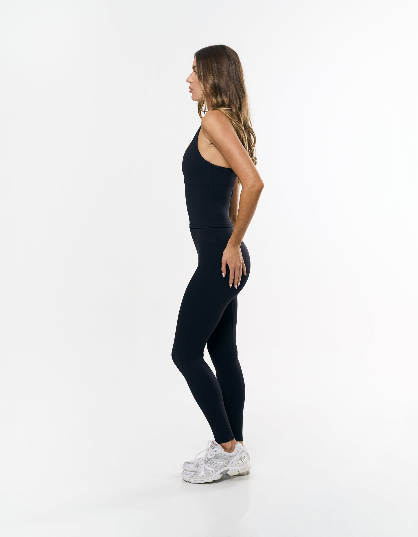 Ruched Tank Airlyte - Black