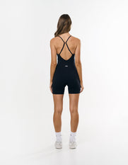 Low V Back Playsuit Airlyte - Black