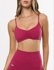 Ruched Crop Airlyte - Blossom