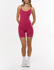 Low V Back Playsuit Airlyte - Blossom