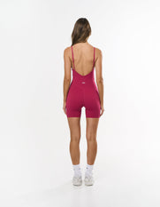Low V Back Playsuit Airlyte - Blossom