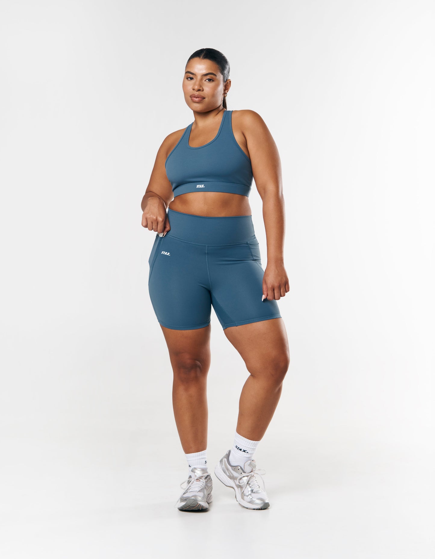 Co Activewear - Phone Pocket Midi Bike Shorts NANDEX ™ fourth image