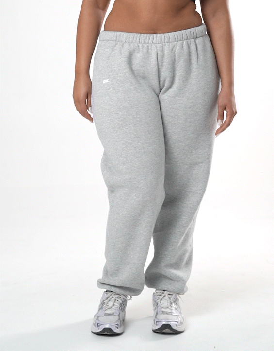 Classic Cuffed Jogger - Dark Grey Marle