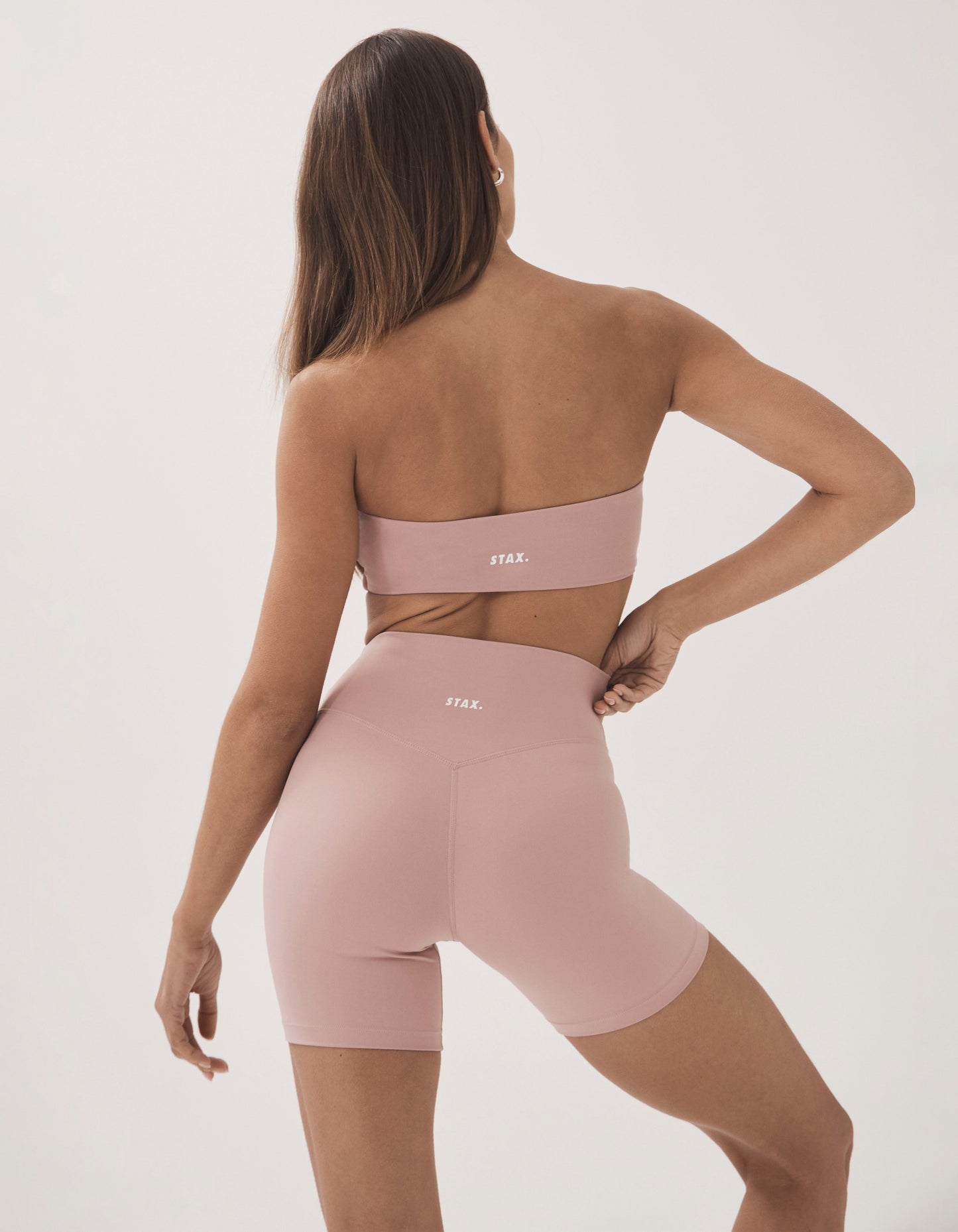 Bandeau Crop Airlyte - Dusty Pink