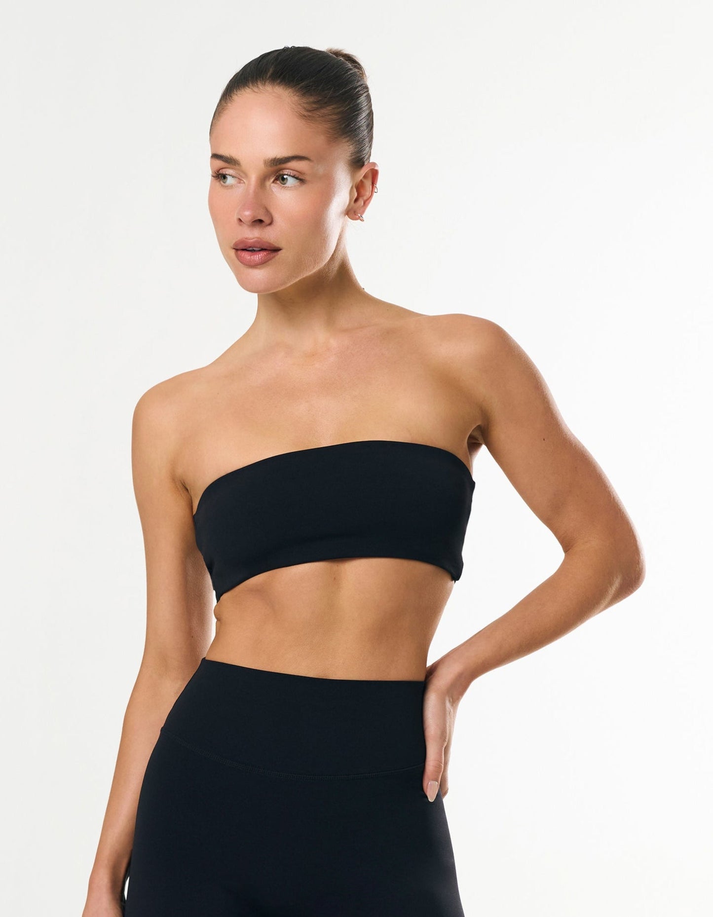 Bandeau Crop Airlyte - Black
