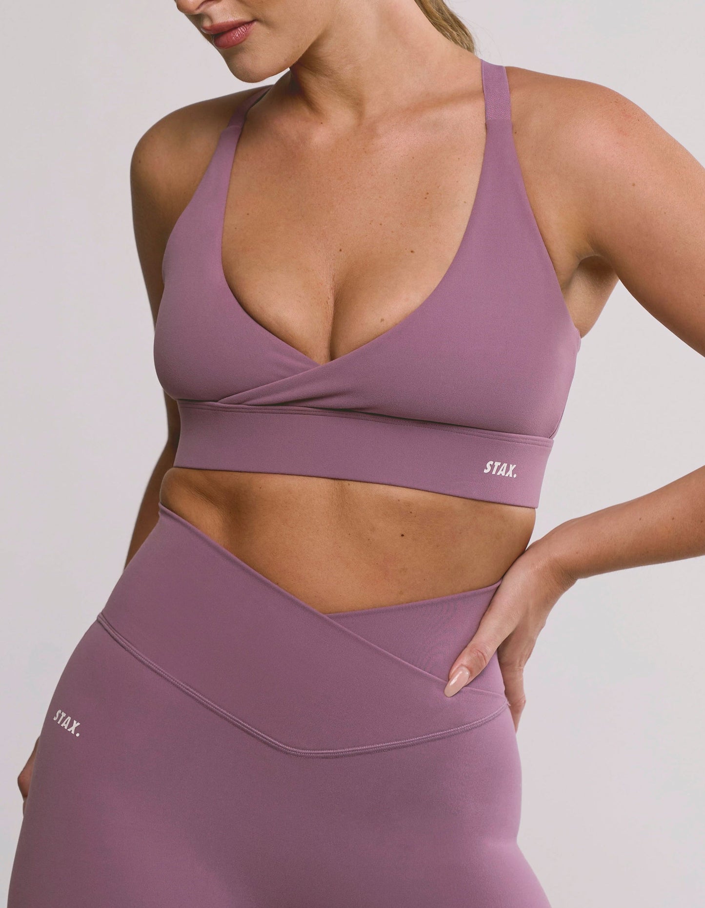 V Front Adapt Crop NANDEX™ - Mauve