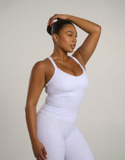 V Neck Tank Airlyte - Grey Marle