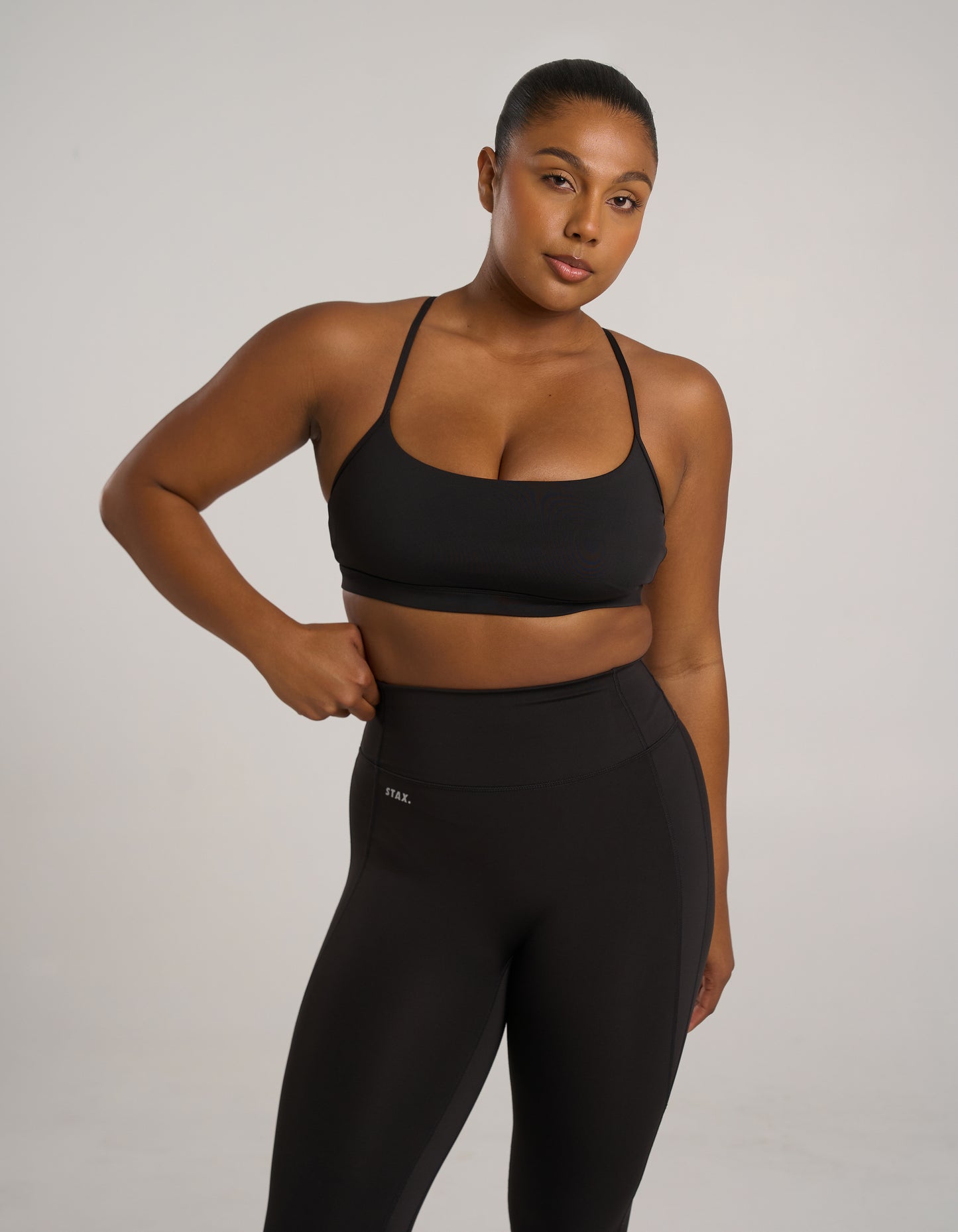 Crossback Sports Crop Astryx - Carbon