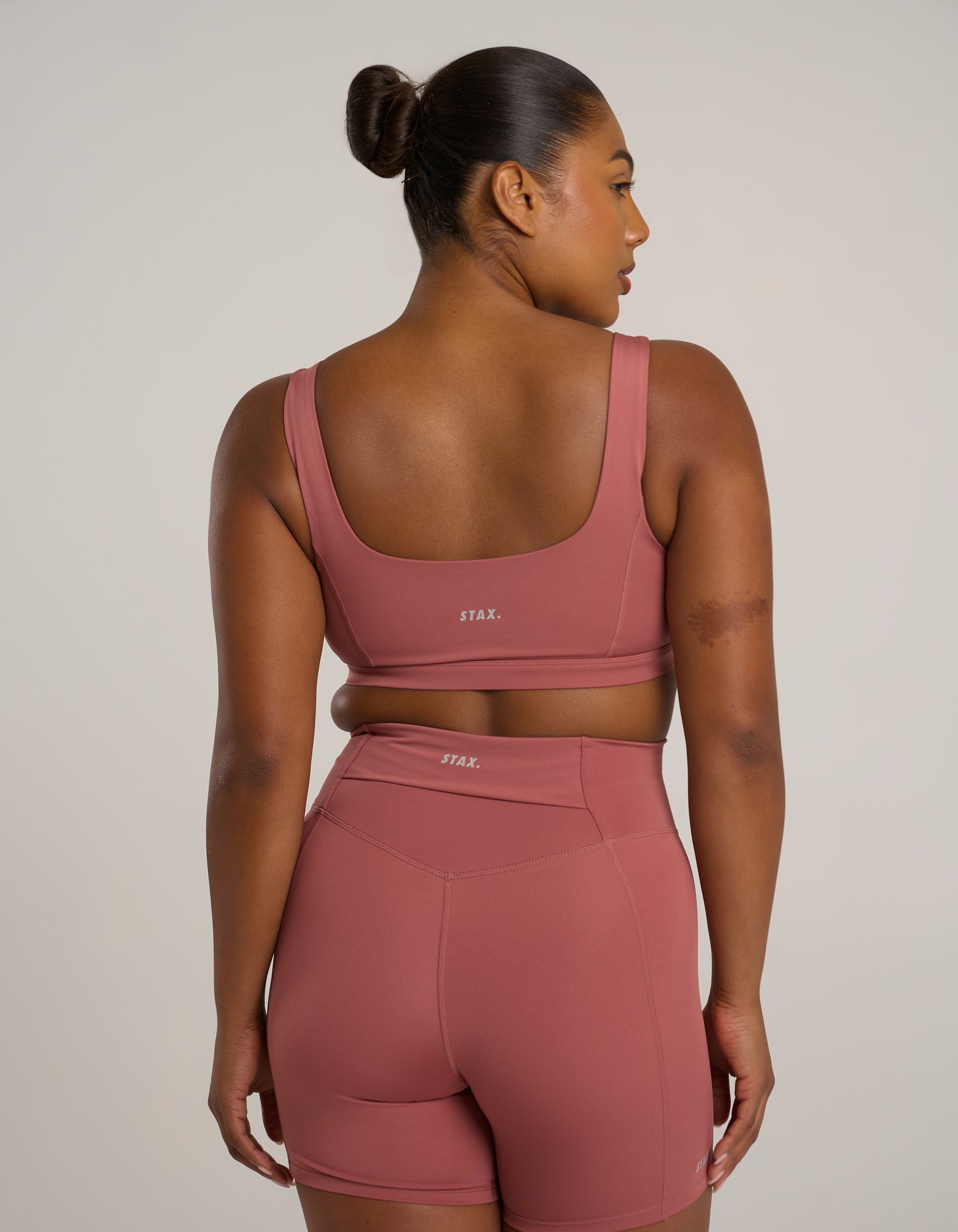 Pocket Midi Bike Shorts Astryx - Rust