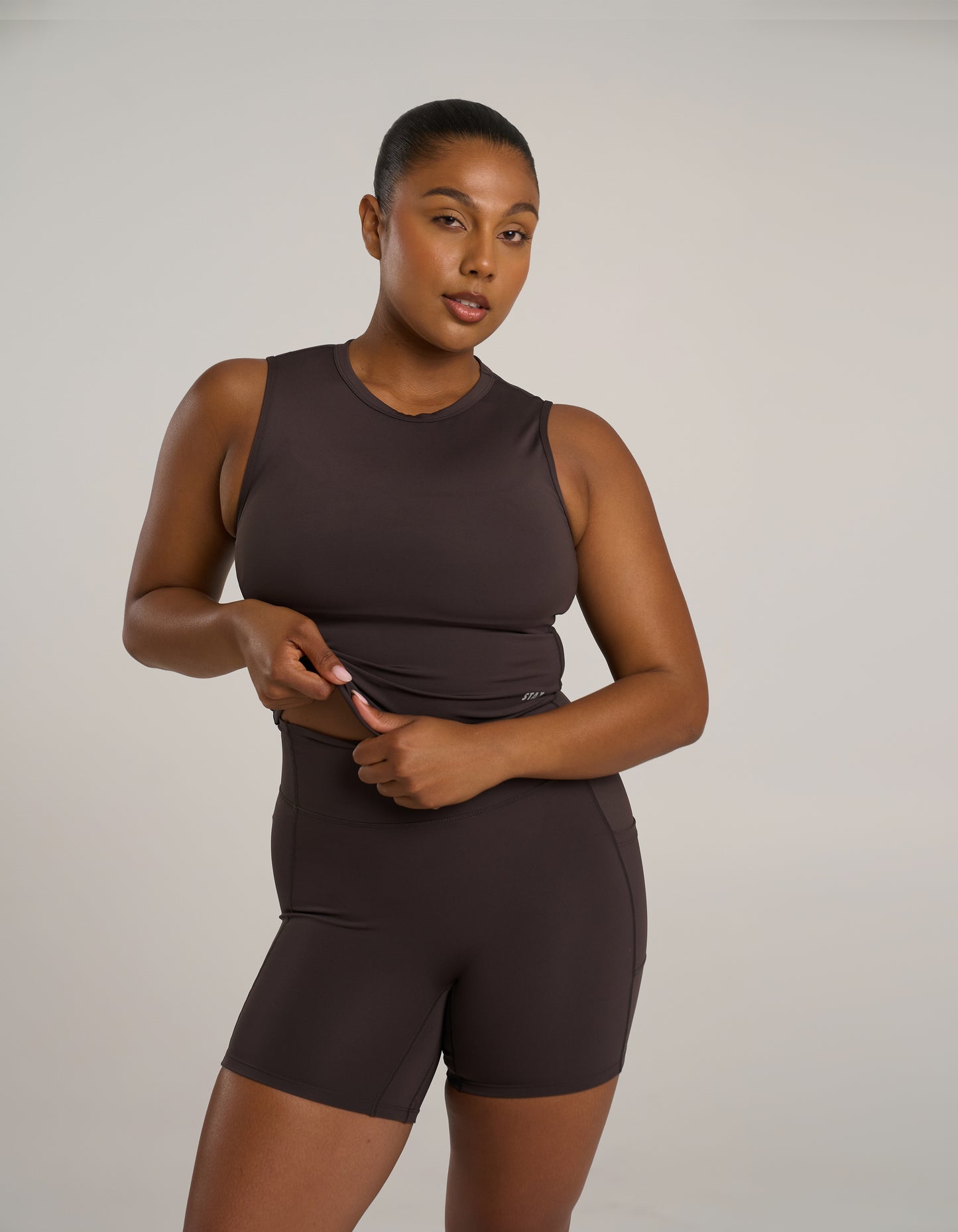 Muscle Tank Astryx - Truffle