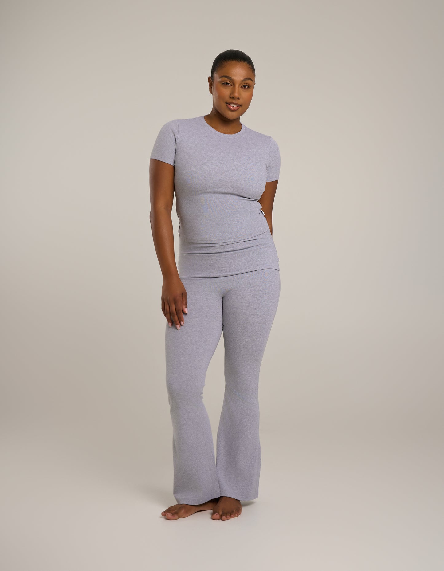 Cotton Comfort Baby Tee - Grey Marle