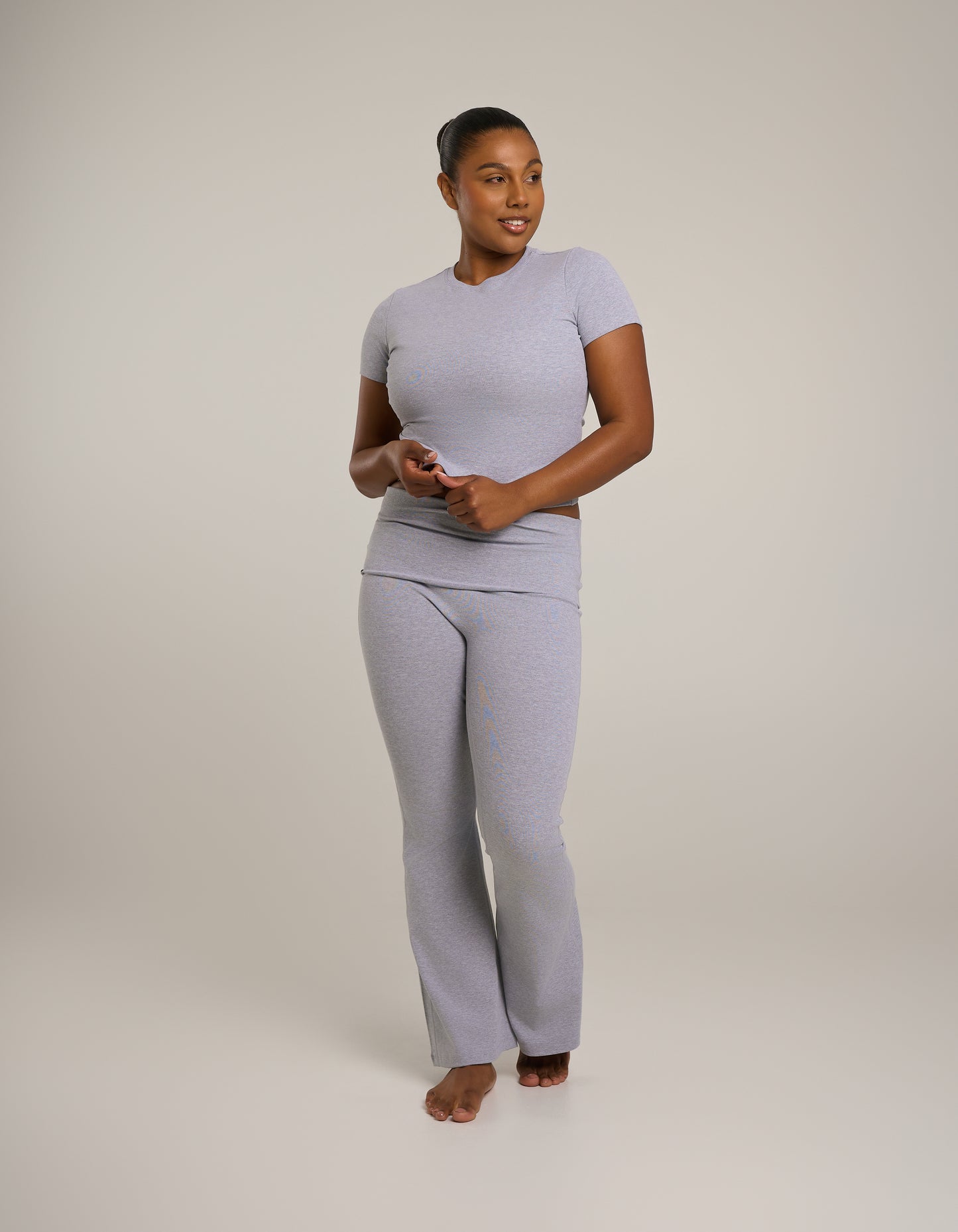 Cotton Comfort Baby Tee - Grey Marle