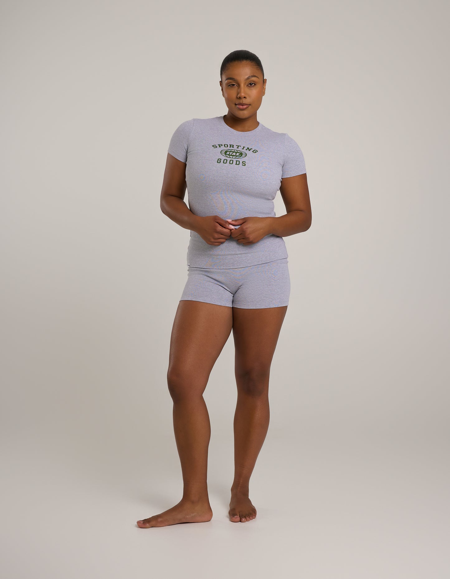 Sporting Comfort Cotton Baby Tee - Grey Marle