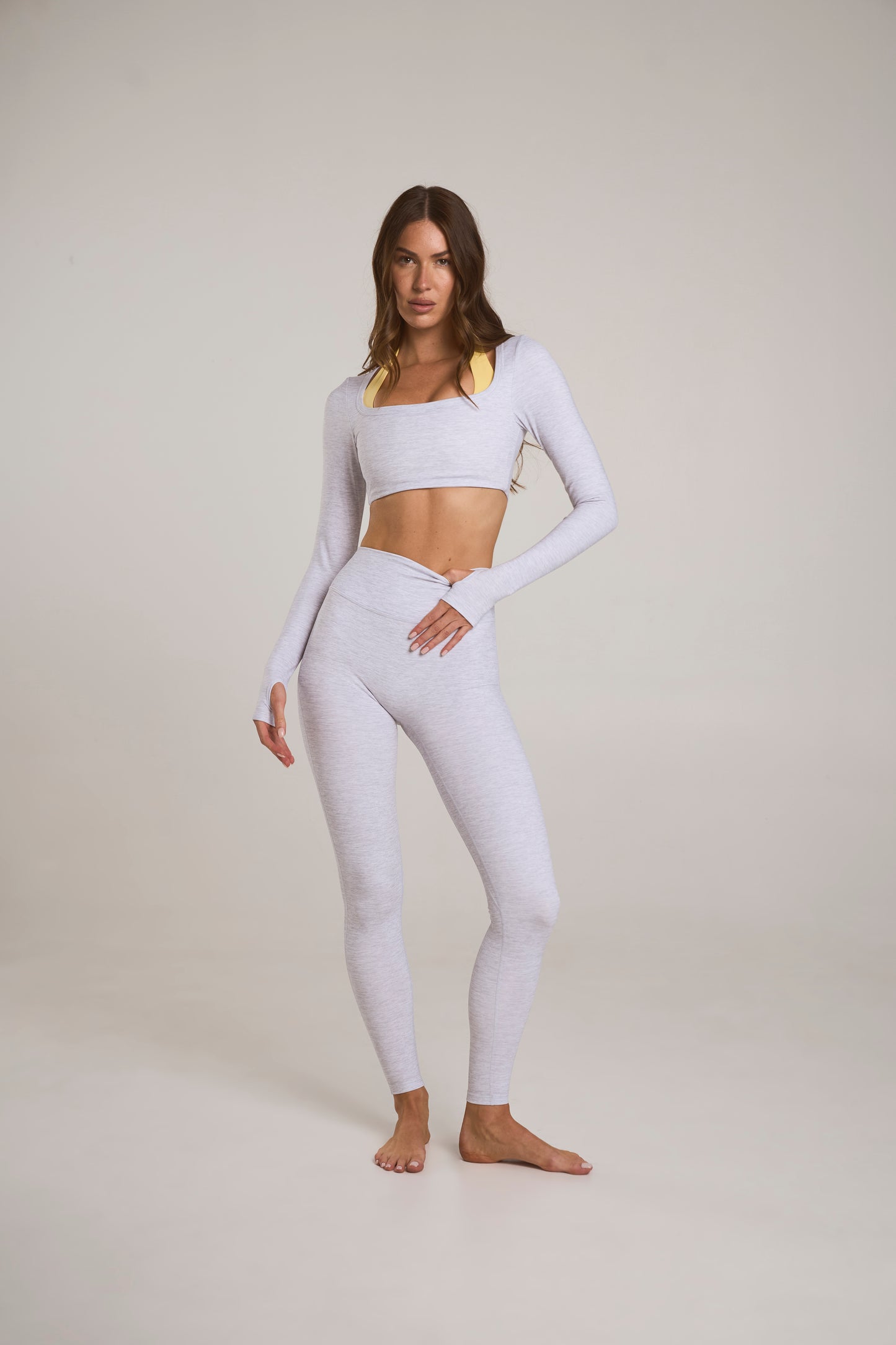 Full Length Tights Airlyte - Grey Marle