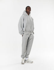 Classic Cuffed Jogger - Dark Grey Marle