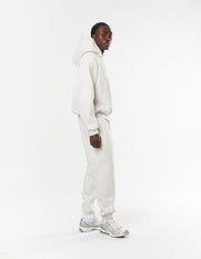 Classic Cuffed Jogger - Light Grey Marle