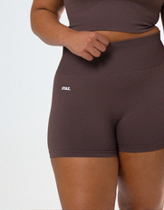 Premium Seamless Mini Bike Shorts - Cedar