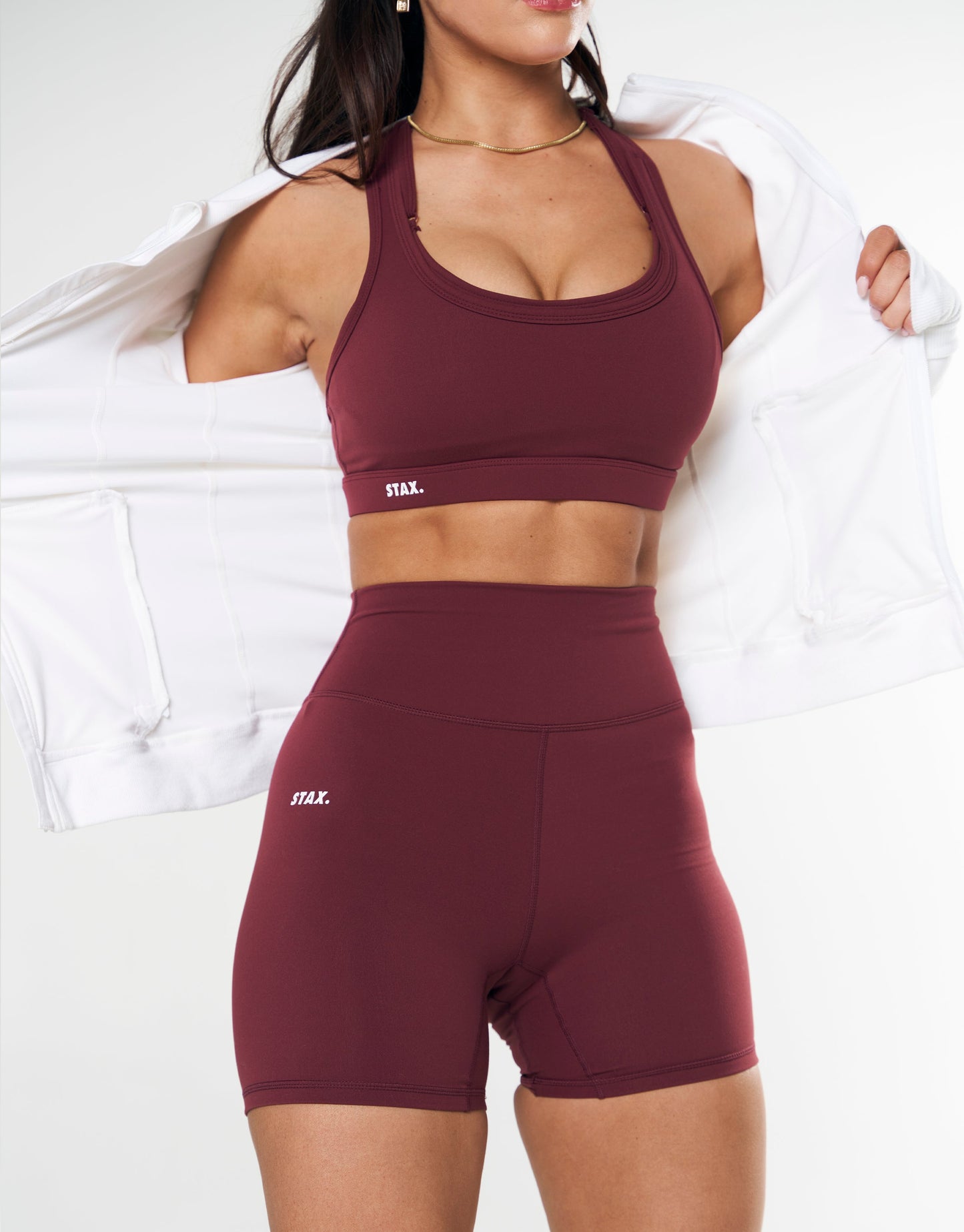 Co Activewear - Midi Bike Shorts NANDEX ™ Maple fifth image