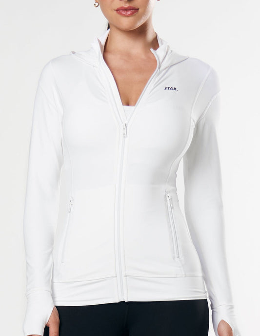 Zip Jacket Hoodie NANDEX ™ - White