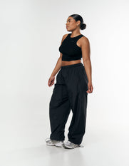 Ribbed Tank - Black