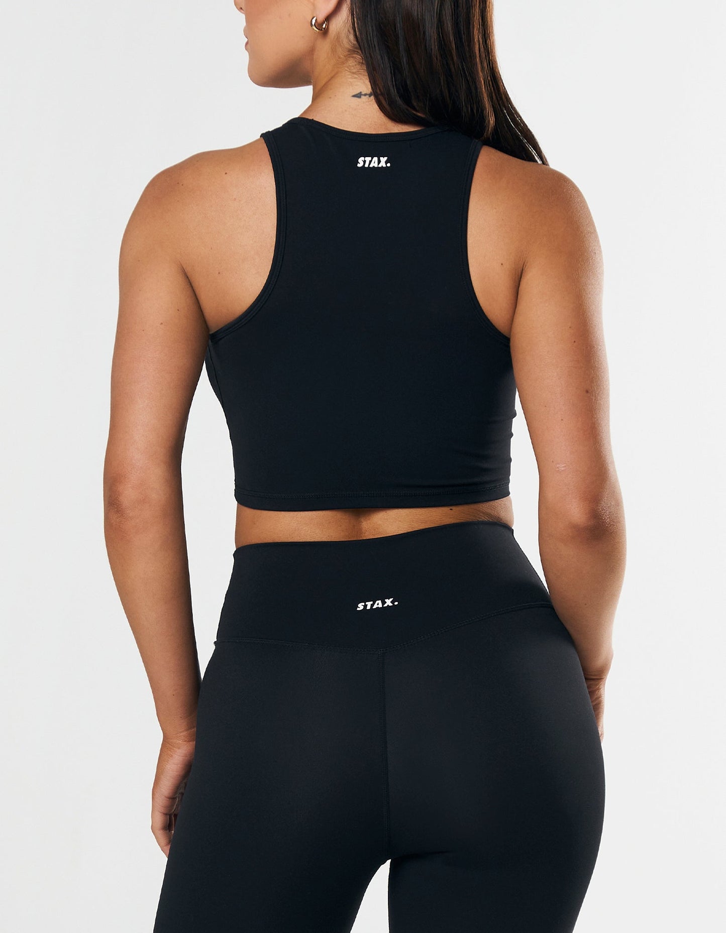 High Neck Cropped tank NANDEX™ - Black