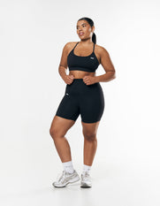Phone Pocket Midi Bike Shorts NANDEX™ - Black