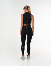 High Neck Cropped tank NANDEX™ - Black