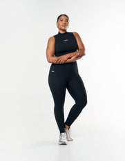 High Neck Cropped tank NANDEX™ - Black