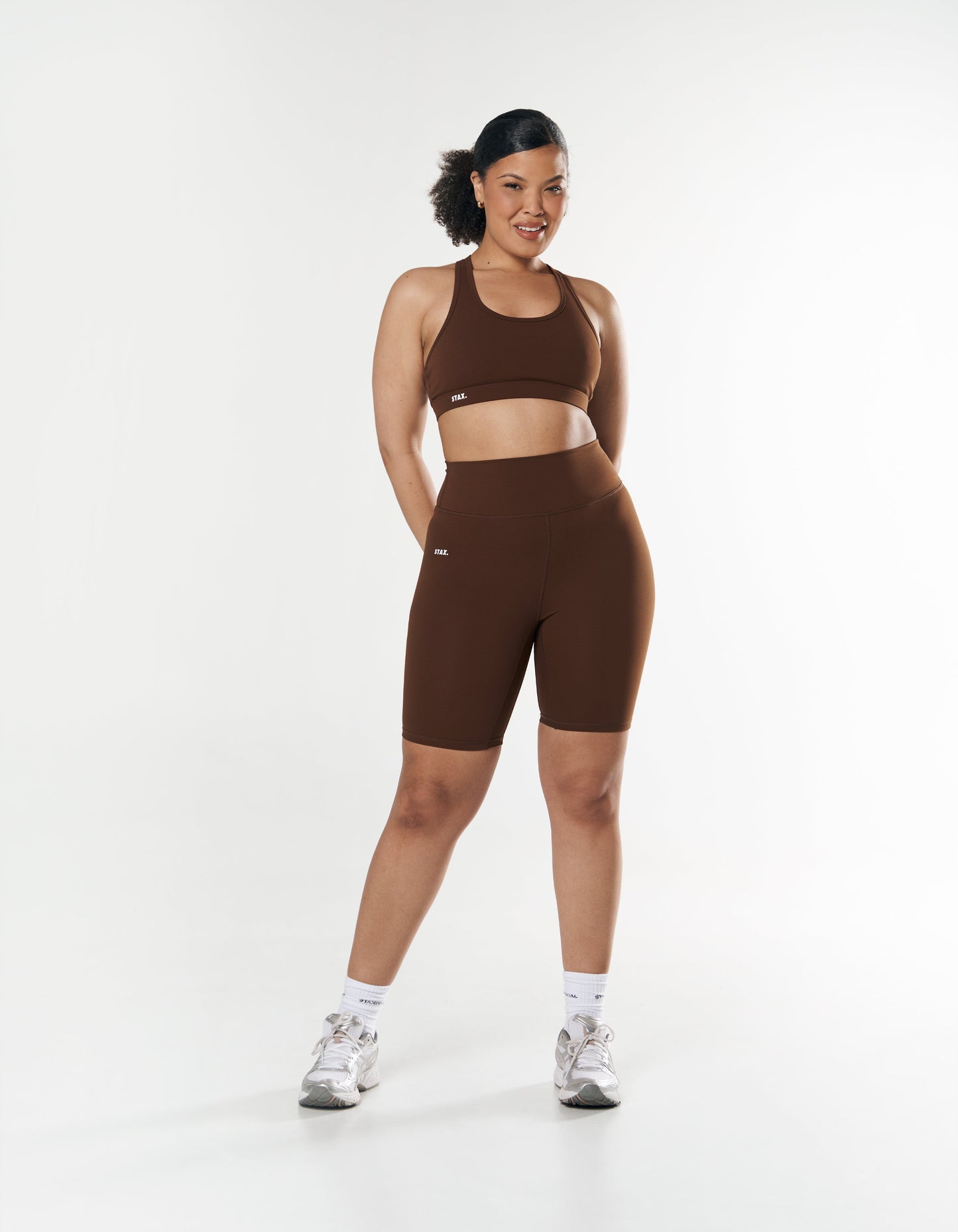 Co Activewear - Classic Crop NANDEX ™ Raw Umber fourth image