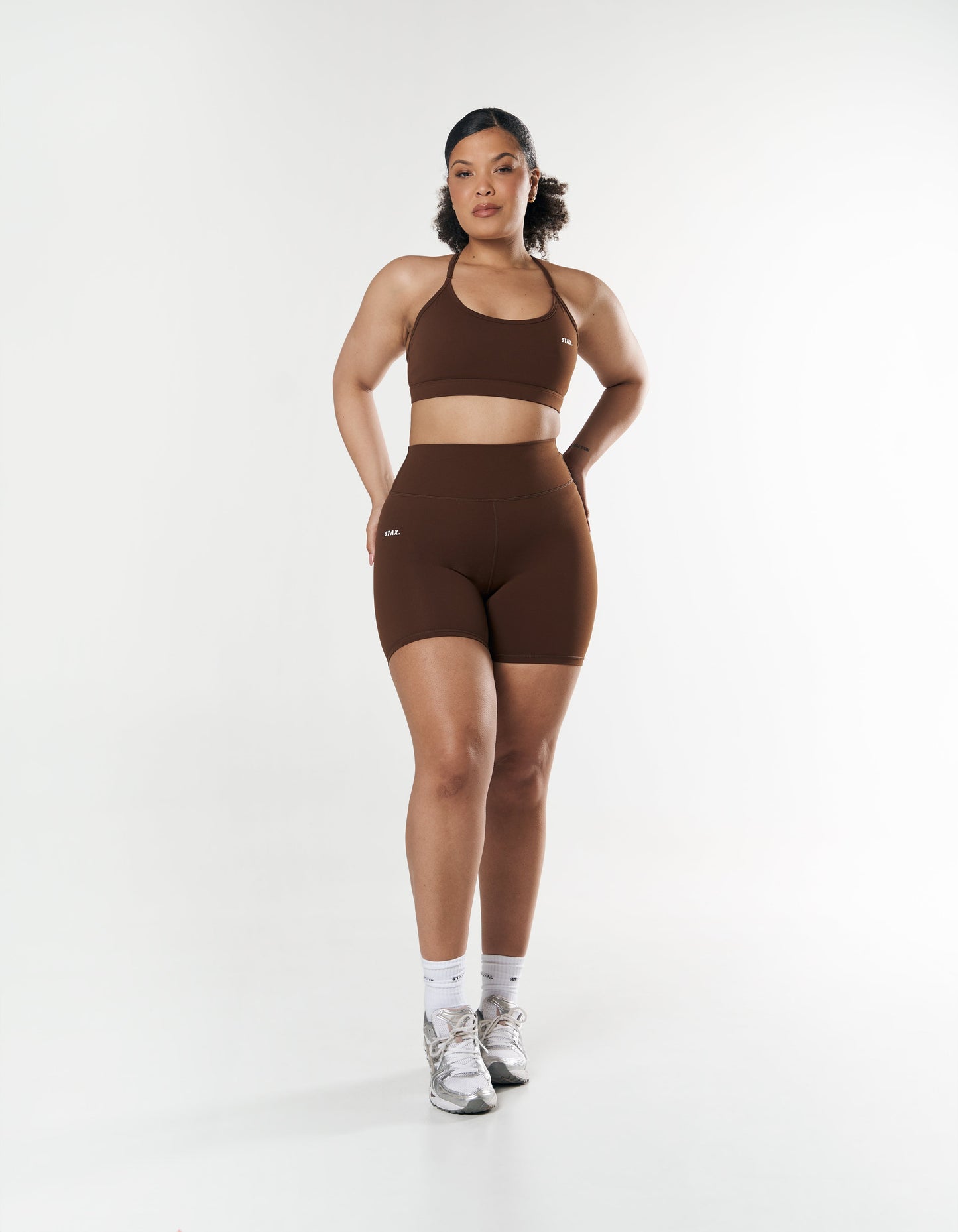 Co Activewear - Strappy Crop NANDEX ™ Raw Umber fourth image