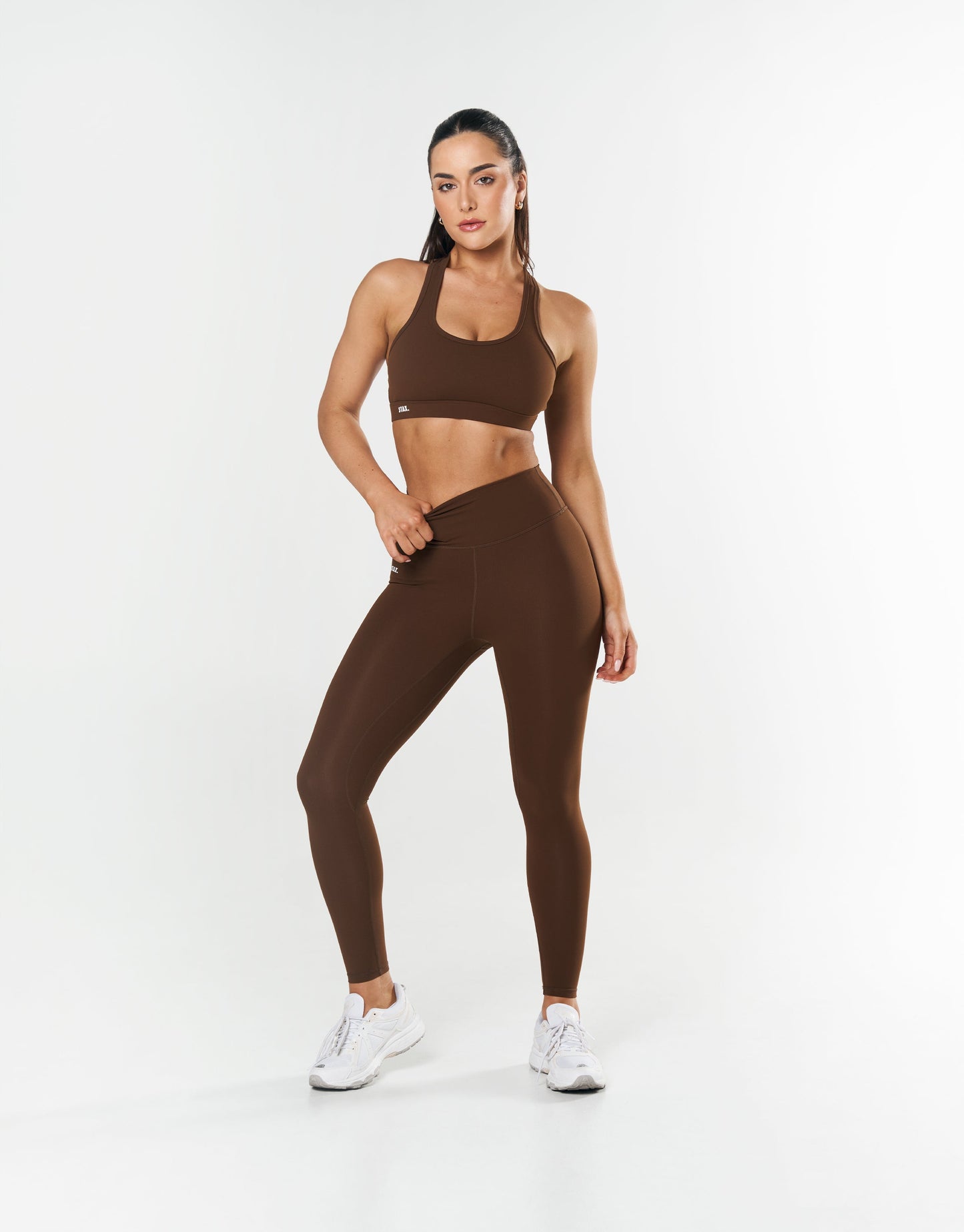 Co Activewear - Classic Crop NANDEX ™ Raw Umber third image