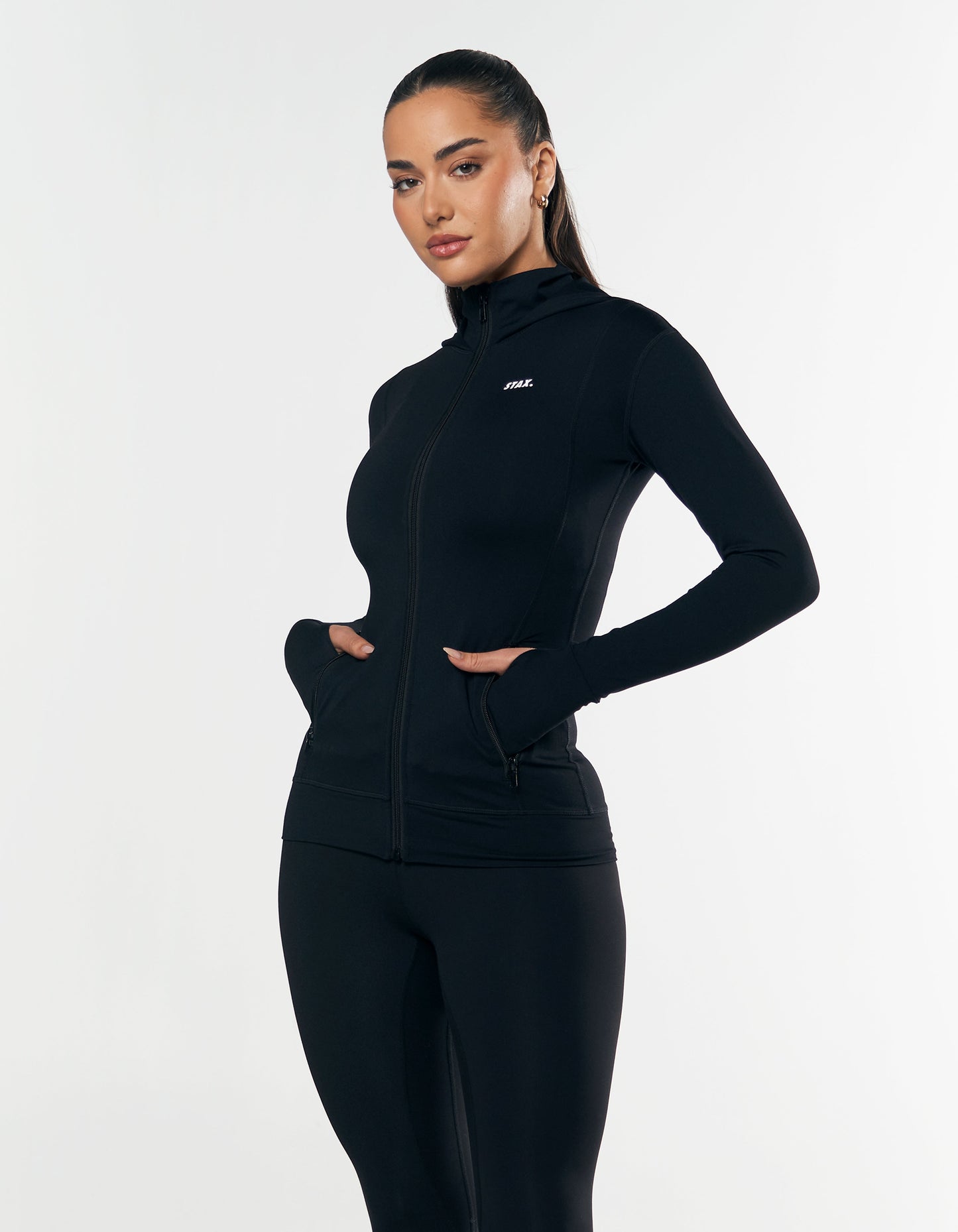 Zip Jacket Hoodie NANDEX™ - Black