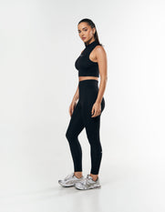High Neck Cropped tank NANDEX™ - Black