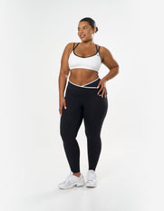 Double Strap Crop Airlyte - Domino